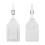 Protector Case for  Suitcase Label Baggage Tags Identifier Backpack Tags Red 6