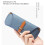 Glasses Protective Pockets Universal Glasses Case PU Pouch for Reading Light purple 7