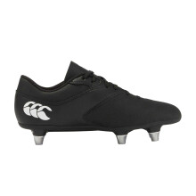 (3 UK, Black/White) Canterbury Childrens/Kids Phoenix Raze SG Regular Soft Ground Rugby Boots