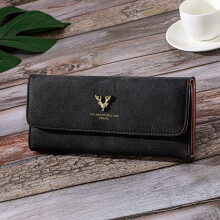 Fashion Women Long Wallet PU Leather Coin Purse Business Credit Card Wallet Gift Pink