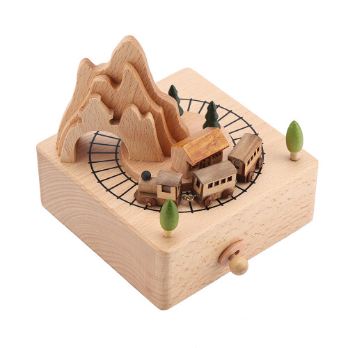 Holz小宝 Handarbeit Musikbox YP1520 Deko