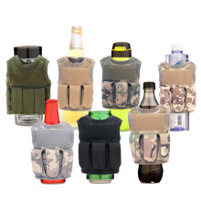 Molle Drink Bottle Vests Miniature Molle Vest Adjustable Shoulder Straps ACU camouflage