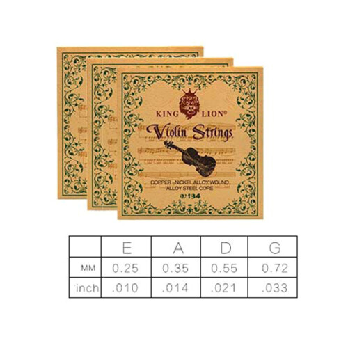 Violin Strings Set Universal Steel Core Violin String for Violin Instrument Part 2
