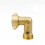Adaptador de Cotovelo de Mangueira de Cobre de 90 Graus com Válvula de Corte para Mangueira de Jardim Conexão Dos EUA de 3/4 Polegadas 6