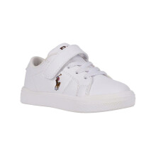 (1 UK, White) Ralph Lauren Childrens/Kids Sutton Leather Trainers