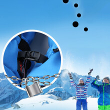 Kids Winter Warm Gloves Waterproof Snow Ski Gloves Insulated Non-slip Ski Gloves L 2