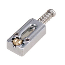6 Pcs 6 String Guitar Bridge Roller Saddles Electric Guitar Replacement Parts Silver