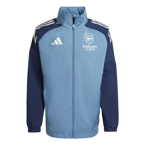 (M, Blue) Castore Mens Arsenal FC Regular Raglan Jacket