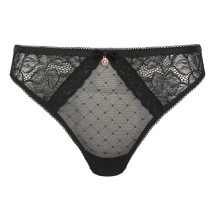 (10 UK, Jet Black) Ted Baker Womens/Ladies Etta Floral Pattern Lace Thong