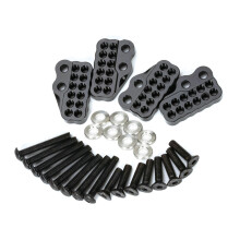 Spare Shock Tower Hoops Shock Mount Bracket DIY Modified Kits for 1/10 RC Toys Silver