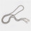 Replacement Chain Strap Metal link Clasp Purse Chain Bag Silver 6 centimeters 1.2 me 4