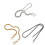 Replacement Chain Strap Metal link Clasp Purse Chain Bag Silver 6 centimeters 1.2 me 2