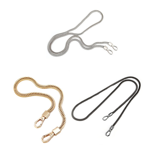 Replacement Chain Strap Metal link Clasp Purse Chain Bag Silver 6 centimeters 1.2 me 1