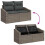 VidaXL vidaXL Garten-Sofa-Set 8 stk. Grau Poly Rattan 10