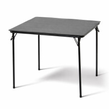 Oypla Square Folding Standard Bridge Card Game Black Table