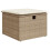 VidaXL vidaXL Gartensofa-set 7 stk. Beige Poly-Rattan 7