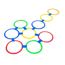 Jumping Hoop Set Indoor Sport Activity Game Kids Christmas Gift Funny Sports Toy 28 cm