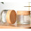 1PC Glass Cosmetic Container Empty Sample Jars with Leak Proof Lid Makeup Sample 60g 5