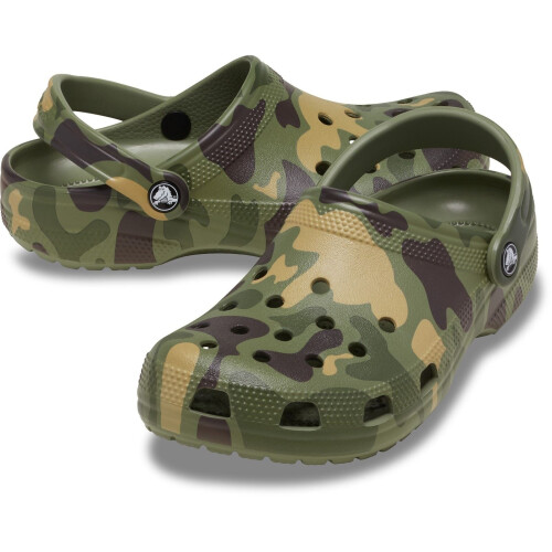 Crocs (, ) Crocs Classic Duck Camo EVA Men's Black/Cargo Clogs 2