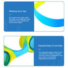 Kid Swimming Goggles High-definition Vision Goggles Children Swim Powder blue yellow