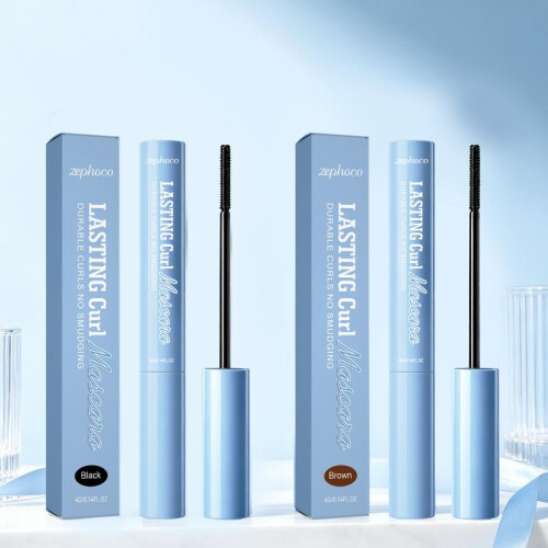 Zephoco Long-Lasting Volumizing Mascara - Natural Curl, Smudge-Proof 1