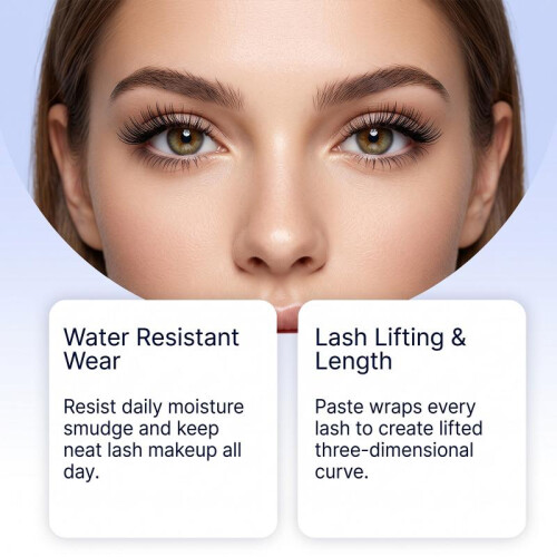 Zephoco Long-Lasting Volumizing Mascara - Natural Curl, Smudge-Proof 2