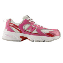 (4 UK, Pink) New Balance Childrens/Kids 530 Leather Trainers