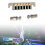Replacement 6 String Electric Guitar Bridge Vintage 6 Style Stopbar Tailpiece 2