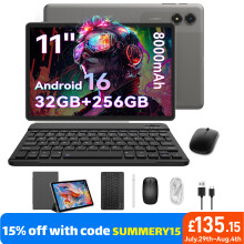 TABWEE T70 11" 90Hz WiFi Tablet 32GB+256GB Android 16 8000mAh Face Unlock GPS