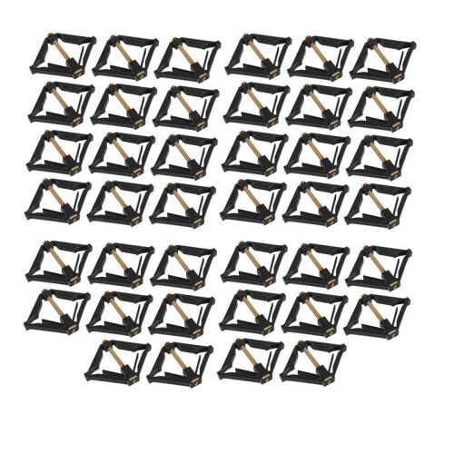 40Pcs Cassette Repairer 86mm Dark Box Repair Screw Plug  Old Socket Boxes Replacement Fixed Wall Repair Box