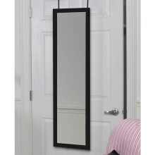 Over Door Mirror Wall Full Length Mirror Hanging Floor with Adjustable Hooks