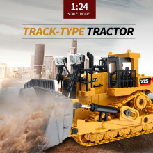 Toy Construction Vehicle Simulation Dozer Alloy Truck Die-cast Car for Boys