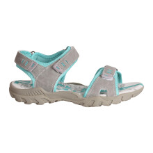 (5 UK, Light Grey/Mint) PDQ Womens/Ladies Toggle & Touch Fastening Sports Sandals