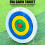 Color Face Practice Board Shoot Targets with Solid Pad for Outdoor Placement 2