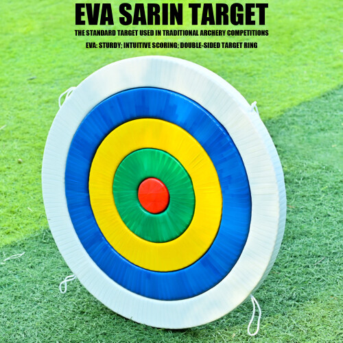 Color Face Practice Board Shoot Targets with Solid Pad for Outdoor Placement 1
