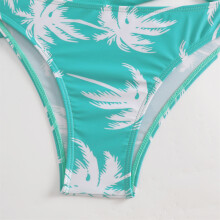 Tankini Set Tankini Top with Bikinis Bottom Two Pieces Bathing Suits Swimsuits Green S