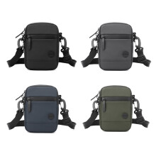 Male Crossbody Bag Man Money Purses Multi-function Men Waist Bag Travel Pack Black