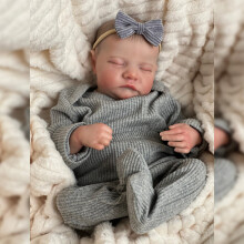 Life-like Reborns Baby 19Inch Real Life Newborn Sleeping Doll Look Real silicone body
