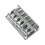 Zinc Alloy 6 String Fixed Hardtail Saddle Bridge, Guitar Hard Tail Bridge Saddle Black 1