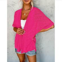 Womens Coverups Sleep Shirt Loose Cardigan Swimsuit Swimwear Bikinis Coverups Purple XXL
