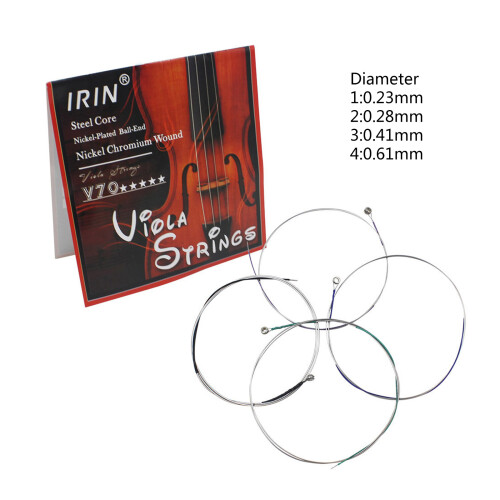 4 String Viola String Sets, Medium Scale Medium Tension Steel Core Warm Tone 2