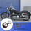 Air Cleaner Cover & 3-Hole Red Filter Element for  Dyna Softail Touring 3