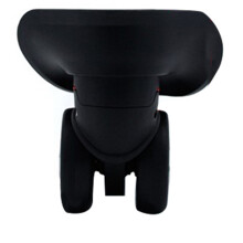 1 pair A01 DIY Suitcase Luggage Replacement Swivel Mute Roller Repair large black
