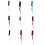 Teasing Brush Rat Tail Bristle Brush Three Row Salon Combs for Back Combing Root Black 2