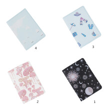 Printed Document Organizer PU Passport Holder Ticket Storage Holder for light blue map