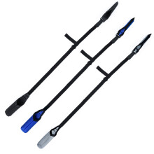 Flexible Fabric Fishing Sleeve with Adjustable Length for 58-170cm Rod Storage Blue