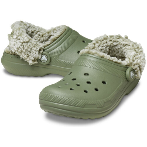 Crocs (, ) Crocs Classic Fleece Lined Textile Blend Men's Cargo Clogs 2