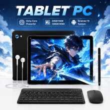 Android 15 Tablet 24GB RAM 128GB ROM (1TB TF) 10 inch WiFi 5000mah Dual Camera