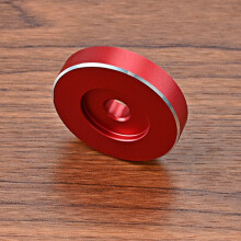 45 Rpm Adapter for 7 Inch Vinyl Record Turntables Discs Dome 45 Adapter Red