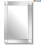 Large 90 x 60 cm Rectangular Frameless Mirror Bevelled Triple Edge Glass 1